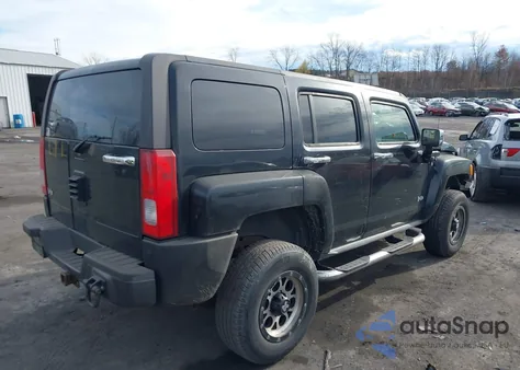 2007 Hummer H3 Suv z USA, uszkodzony, nr VIN 5GTDN13E078172405